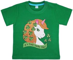 img 1 attached to 🦄 Adorable Unicorn Dinosaur Shirts: Trendy T-Shirt for Toddler Girls' Clothing