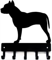 🐶 durable pit bull terrier key rack dog leash hanger - 9 inch wide - authentic usa made логотип