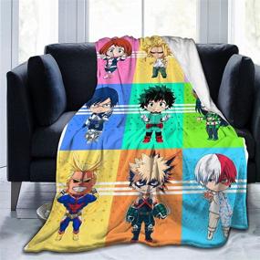 img 4 attached to Blanket Ultra Soft Cartoon Blankets Lightweight