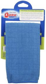 img 3 attached to 🧽 Quickie Microfiber Cleaning Cloth: Single, Blue - Streak-Free Shine for Glass and Windows, Wet/Dry Cleaning Supplies, Reusable