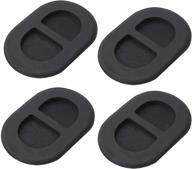 🚗 gdcreestar floor plugs for jeep wrangler floor rubber pan drain plugs - 68194821aa aftermarket replacement plug (4 pack) | compatible with 2007-2021 jeep wrangler jk jku jl jlu gladiator jt logo