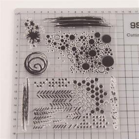 img 3 attached to 🖌️ Ink Marks Circle Dots Honeycomb Spot Stamp: Ideal for Scrapbooking, Photo Albums & Card Making