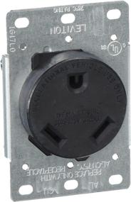 img 2 attached to 🔌 Leviton 7313 S00 Receptacle Industrial Strap Black: Dependable and Durable Power Solution