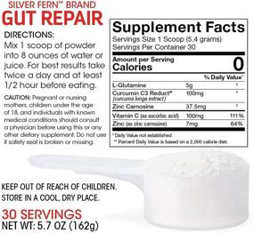 img 3 attached to Optimize Digestive Health with Gut Repair Supplement - L-Glutamine, Curcumin, Zinc & Ascorbic Acid - 30 Servings