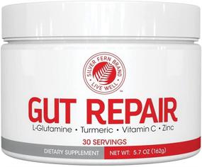 img 4 attached to Optimize Digestive Health with Gut Repair Supplement - L-Glutamine, Curcumin, Zinc & Ascorbic Acid - 30 Servings