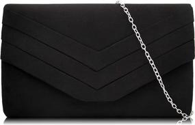 img 4 attached to 👝 Elegant Milisente Evening Envelope Crossbody Shoulder Women's Handbags & Wallets: A Perfect Blend of Style and Functionality