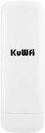 📶 kuwfi 900мбит/с 5.8г открытый мост: беспроводная точка доступа с длинным диапазоном и 1вт высокой мощностью, водонепроницаемый cpe и антенной 15дби логотип
