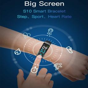 img 3 attached to 💪 SLuB Smart Bracelet: IP68 Activity Tracker, Heart Rate Monitor, Pedometer, Waterproof & Dustproof Blood Pressure Monitor Watch