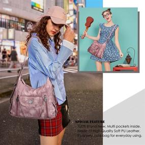 img 1 attached to Women Hobo Purses Crossbody Handbags Women's Handbags & Wallets in Fashion Backpacks