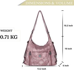 img 3 attached to Women Hobo Purses Crossbody Handbags Women's Handbags & Wallets in Fashion Backpacks