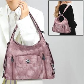 img 2 attached to Women Hobo Purses Crossbody Handbags Women's Handbags & Wallets in Fashion Backpacks