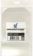 📦 50 clear storage pockets (5 5/8 x 8 1/2) by checkoutstore logo