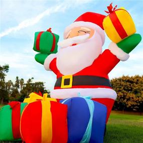 img 3 attached to GOOSH Christmas Inflatables Decoration Clearance Seasonal Decor for Outdoor Holiday Decor