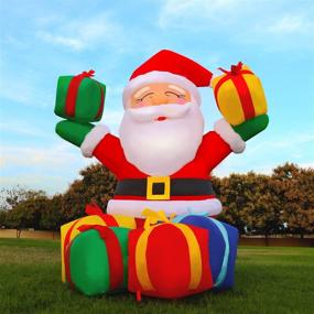 img 4 attached to GOOSH Christmas Inflatables Decoration Clearance Seasonal Decor for Outdoor Holiday Decor