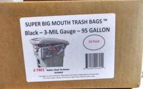 img 1 attached to Super Big Mouth Trash Bags Household Supplies