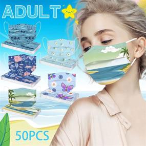img 1 attached to Face_Masks Disposable Colorful Breathable Protective Occupational Health & Safety Products