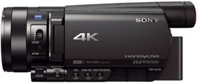 img 2 attached to 📹 Renewed Sony Handycam FDR-AX100/B: 4K 14.2 MP Video Camera Camcorder with 3.5-Inch LCD (Black)