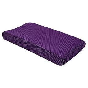 img 2 attached to 🍇 Stylish and Soft Grape Dot Changing Pad Cover: A Must-Have for Baby's Comfort