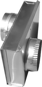 img 2 attached to 🔧 Builder's Best 84049 SAF-T-Duct Zero Dryer Vent Periscope, Adjustable Length 0-5 inches, 4" Diameter x 8 feet, Aluminum