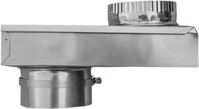 img 4 attached to 🔧 Builder's Best 84049 SAF-T-Duct Zero Dryer Vent Periscope, Adjustable Length 0-5 inches, 4" Diameter x 8 feet, Aluminum