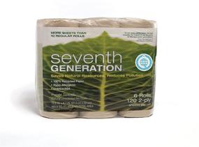 img 1 attached to 🧻 Seventh Generation Natural Paper Towels: Bulk Pack of 120-Sheet Rolls, 6-Count Packages (Pack of 8)