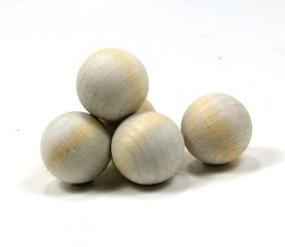 img 2 attached to 🌲 Mylittlewoodshop Pack of 12 - 1 Inch Diameter Unfinished Wooden Balls (WW-RB1000-12)