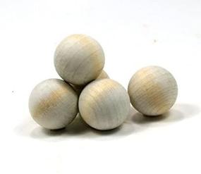 img 4 attached to 🌲 Mylittlewoodshop Pack of 12 - 1 Inch Diameter Unfinished Wooden Balls (WW-RB1000-12)