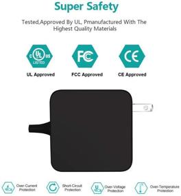 img 2 attached to 🔌 UL Listed Type C Charger for Samsung Chromebook Plus V2 XE520QAB LTE XE525QBB - Reliable USB C Power Supply Adapter Cord