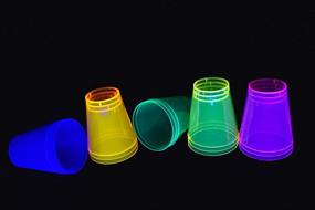 img 1 attached to DirectGlow Blacklight Reactive 50 Count Assorted
