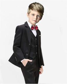 img 2 attached to 🧥 Suits Blazer Jacket – High-Quality School Uniform for Boys' Clothing and Suits & Sport Coats