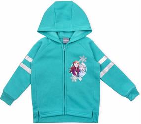 img 2 attached to Disney Frozen Leggings Set with Zip-Up Top - 3 Piece Girls' Clothing