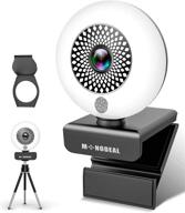 📷 monodeal 2k ultra hd webcam with microphone, pc webcam with ring light, autofocus usb streaming gaming webcam with zoom (tripod included) - advanced web camera for computers logo