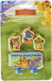 img 1 attached to 🎂 Amscan 170454 Disney "The Lion Guard" Birthday Candle Set, Multicolor 4ct - Bring Adventure to Your Little One's Birthday!