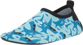 img 4 attached to 🏊 BFOEL Water Shoes for Kids - Quick Dry Non-Slip Swim Socks for Boys, Girls & Big Kids - Aqua Sports Shoes for Water Beach Activities