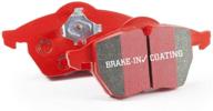 🔴 тормозные колодки ebc brakes dp31989c redstuff: керамические, снижение пыли логотип