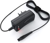 💡 long cord 15v philips-norelco shaver-charger: compatible with various models - 2100, 3000, 3100, 3500, 4100, 4200, 4500, 5100, 5500, 5700, 6100, 7100, 7200, 7300, 8900, 9300, 9700, multigroom bodygroom beard trimmer - power and convenience! logo