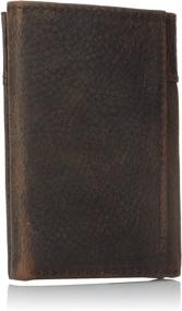 img 3 attached to 👨 Ariat Men's Brown Embroidered Tri-Fold Wallet