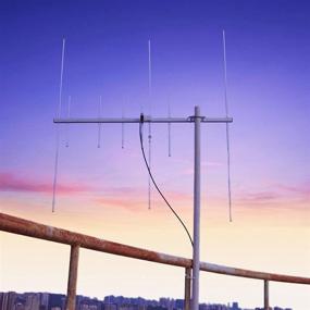 img 3 attached to 📡 Dual Band Outdoor Yagi Antenna, 2M 70CM VHF UHF 9.5/11.5dBi Directional Yagi 8 Elements 3 Sections for Amateur 2 Way Radio, Repeater System, 433MHz Device, Police Scanner