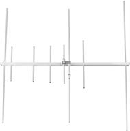 📡 dual band outdoor yagi antenna, 2m 70cm vhf uhf 9.5/11.5dbi directional yagi 8 elements 3 sections for amateur 2 way radio, repeater system, 433mhz device, police scanner logo