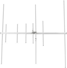 img 4 attached to 📡 Dual Band Outdoor Yagi Antenna, 2M 70CM VHF UHF 9.5/11.5dBi Directional Yagi 8 Elements 3 Sections for Amateur 2 Way Radio, Repeater System, 433MHz Device, Police Scanner