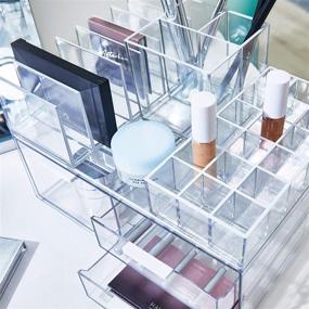 img 1 attached to 💄 Efficiently Organize Your Cosmetics with iDesign's Sarah Tanno Collection Palette Organizer
