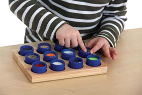 img 1 attached to 🔑 Sensory Touch Match Board: Unlocking a World of Tactile Learning