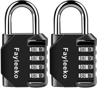 secure your belongings with the 4 digit combination lock - ideal for school gym, sports locker, fence, toolbox, and more logo