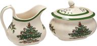 🎄 spode christmas tree sugar and cream set logo