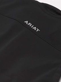 img 3 attached to Boys' Ariat Vernon Softshell Black Clothing