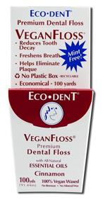 img 1 attached to 🌿 Eco-DenT Premium Dental Floss VeganFloss, Cinnamon 100 yards (Pack of 5): 100% Vegan & Cruelty-Free Dental Floss