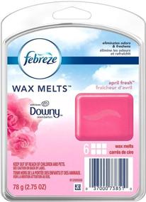 img 1 attached to Воск Febreze для ароматизации воздуха в аромате Downy April Fresh - 4 упаковки, по 78 грамм каждая - долговременный аромат для вашего дома.