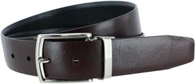 img 1 attached to Classy Essentials: Trafalgar Filippo Reversible Italian Leather Men's Accessories