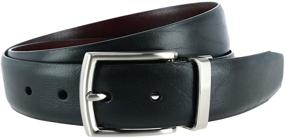 img 4 attached to Classy Essentials: Trafalgar Filippo Reversible Italian Leather Men's Accessories