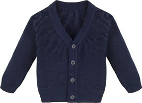 img 4 attached to Lilax Little Classic Cardigan Sweater 👶 for Boys' - Premium Clothing at Sweaters